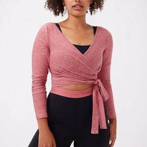 Outdoor Voices Wrap Top